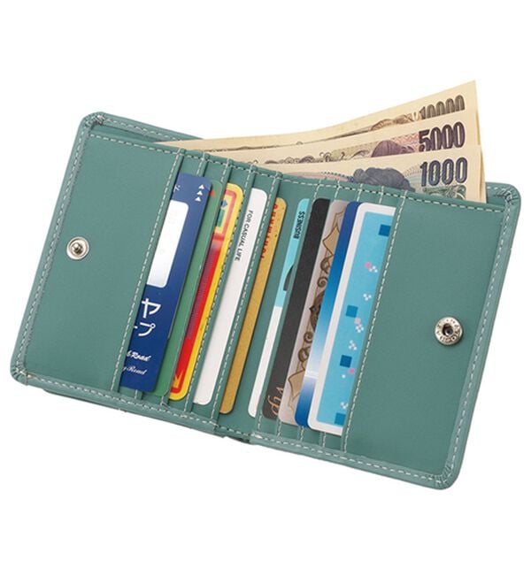 「スヌーピー　小銭が見やすい本革コンパクト財布（財布・パスケース）」｜詳細画像