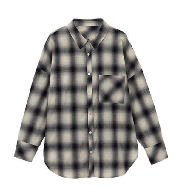 GeeRA（ジーラ）の「アソート柄オーバーサイズシャツ（シャツ）」｜詳細画像