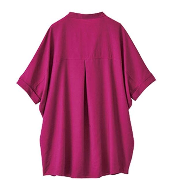 BELLUNA（ベルーナ）の「機能付リネン混スキッパーデザインシャツ（シャツ）」｜詳細画像