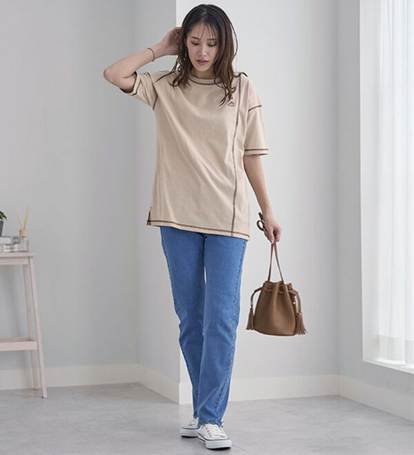 BELLUNA（ベルーナ）の「新！スーパーストレッチ素材デニムパンツ（フルレングスパンツ）」｜詳細画像