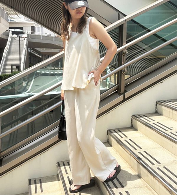 GeeRA（ジーラ）の「セットアップ風キャミソールサロペット（オールインワン）」｜詳細画像