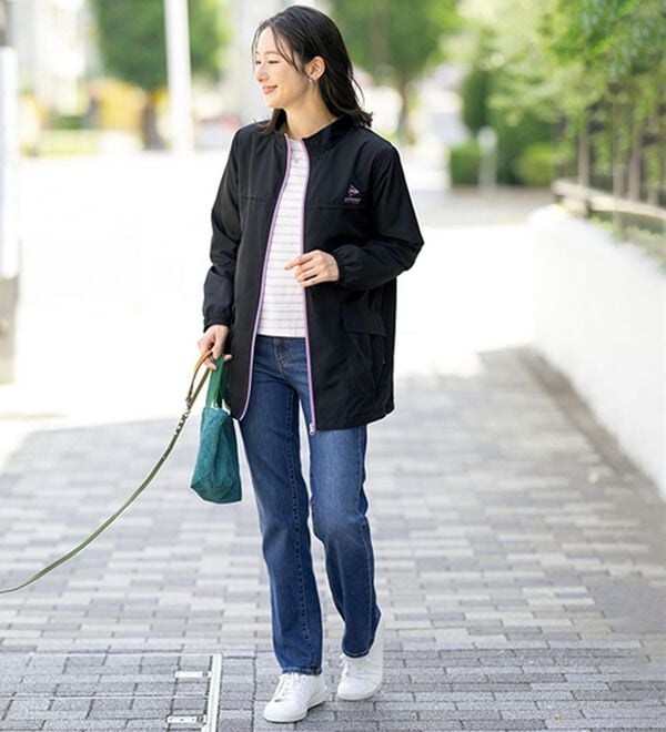 ルフラン（ルフラン）の「【ダンロップリファインド】嬉しい機能付！裏フリースブルゾン（ブルゾン）」｜詳細画像