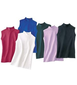 LAVIENNE（ラヴィエンヌ）の「【６色組】綿１００％着回し最適ハイネック（肌着・インナーウェア）」｜詳細画像