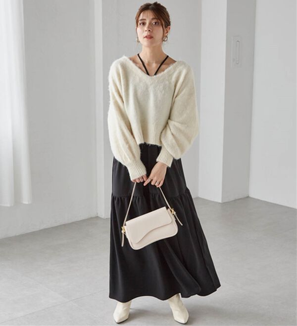 スナイデル♡スラブニットキャミワンピース新品未使用 CREDONA（クレドナ）の「スラブニットキャミOP（ワンピース）」 - WEAR