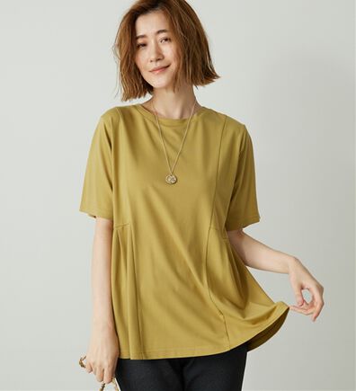 BELLUNA（ベルーナ）の「【接触冷感】ヒンヤリ！サイドタック使いチュニック（チュニック）」