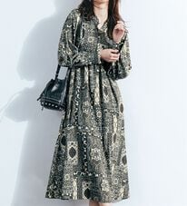 RANAN（ラナン）の「総柄プリントワンピ（プリントワンピース）」