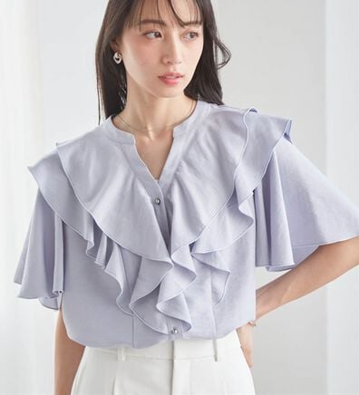 RANAN（ラナン）の「ラッフルフリルブラウス（ブラウス）」