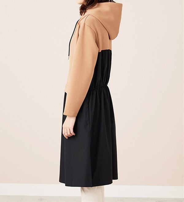 BELLUNA（ベルーナ）の「異素材切替ドロスト使いワンピース（その他ワンピース）」｜詳細画像