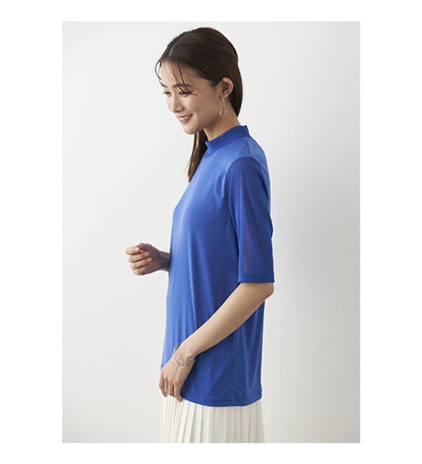 BELLUNA（ベルーナ）の「脱Ｔシャツ！チュールデザイントップス（カットソー）」｜詳細画像