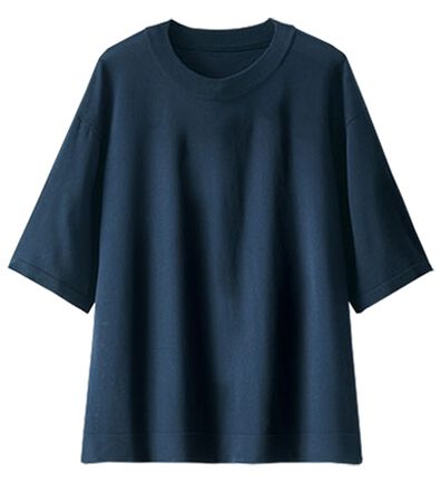 BELLUNA（ベルーナ）の「【快適Ｌａｂ．】シャリ冷！洗える多機能ニットＴシャツ（ニット・セーター）」