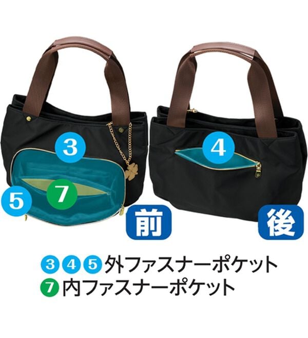 「整理収納１０ポケット軽量バッグ（その他バッグ）」｜詳細画像