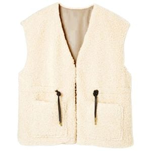 RANAN（ラナン）の「ウールライクボアベスト（ベスト）」｜オフホワイト