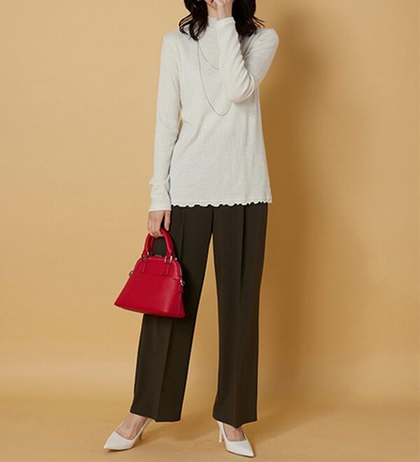 BELLUNA（ベルーナ）の「ラメ入りメローデザインプルオーバー（カットソー）」｜詳細画像