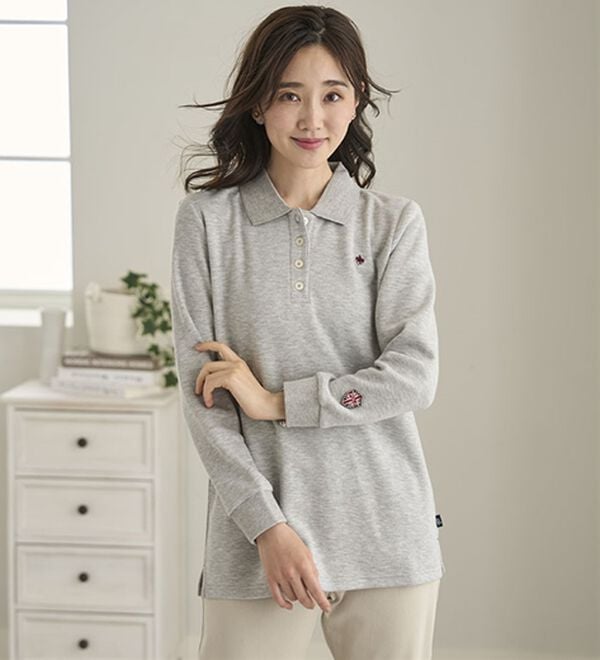 BELLUNA（ベルーナ）の「【ＰＯＬＯ　ＢＣＳ】裏起毛かのこポロシャツ（ポロシャツ）」｜詳細画像