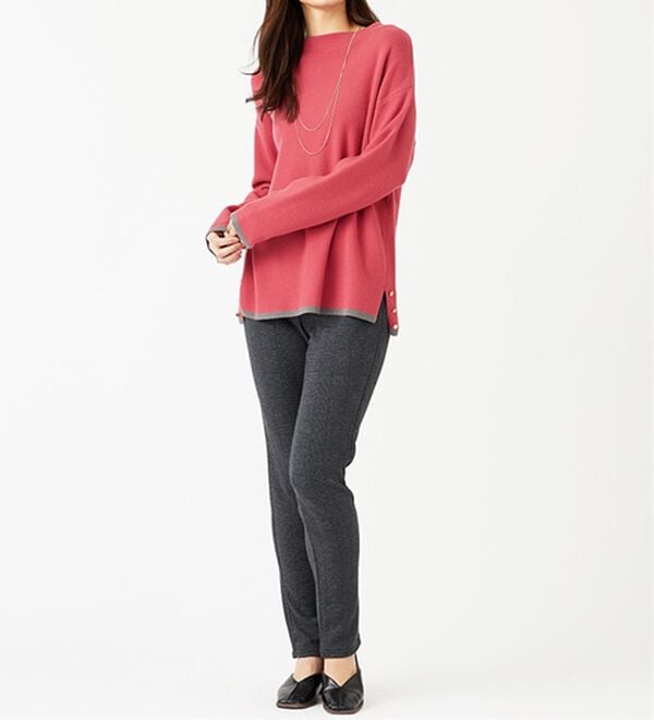 BELLUNA（ベルーナ）の「【あったか仕様♪】すっきり見え！裏ファーパンツ（フルレングスパンツ）」｜詳細画像