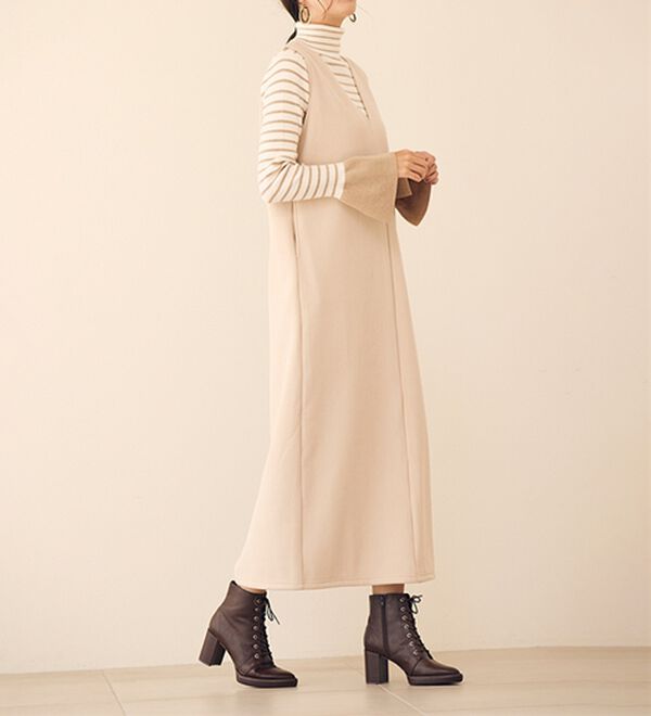 RANAN（ラナン）の「＜ムースタッチ＞洗える！バイカラータートルリブニット（ニット・セーター）」｜詳細画像