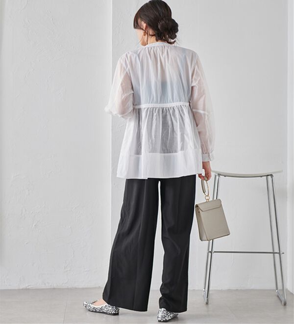 RANAN（ラナン）の「シアー切替ブルゾン（ブルゾン）」｜詳細画像