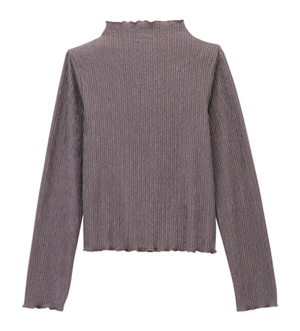 GeeRA（ジーラ）の「【選べる2タイプ】着回し自在なジャカードトップス（カットソー）」｜詳細画像