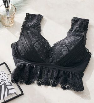 YU'NOW（ユナウ）の「まる胸メイクのちゅるんナイトブラ（ブラジャー）」｜ブラック