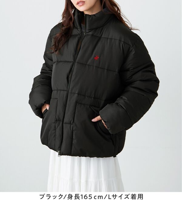 Viola e Viola（ヴィオラ エ ヴィオラ）の「【ビバリーヒルズポロクラブ】男女兼用フェイクダウンコート（ハーフコート）」｜詳細画像