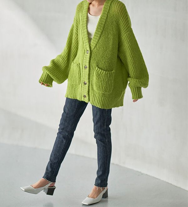 RANAN（ラナン）の「モヘアライクニットカーディガン（ニットカーディガン）」｜詳細画像