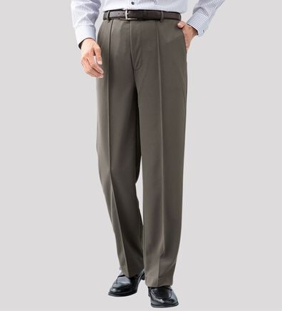 「【２本組】国産お父さんの上質安心スラックス（メンズスラックス）」