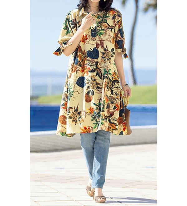 ルフラン（ルフラン）の「気映えプリントチュニック（チュニック）」｜詳細画像