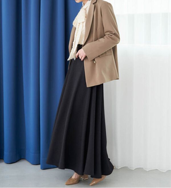 RANAN（ラナン）の「フレアーシルエットハイウエストスカート（ロングスカート）」｜詳細画像