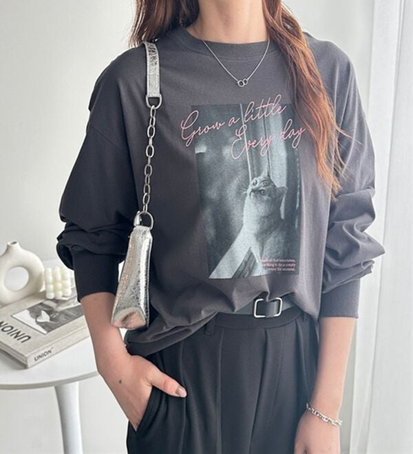 GeeRA（ジーラ）の「アソートデザインフォトプリントロンＴ（カットソー）」｜詳細画像