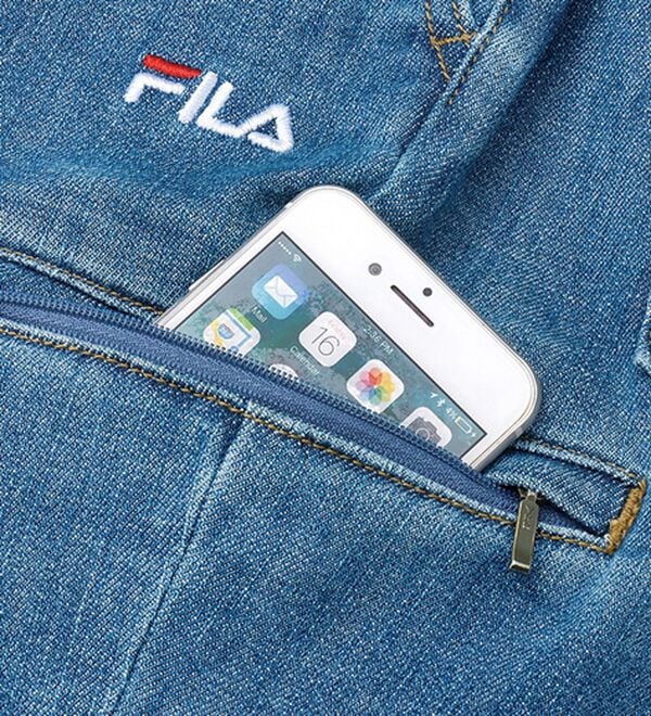 「【２本組】＜フィラ＞サラッと綿麻入りデニム（メンズデニムパンツ）」｜詳細画像