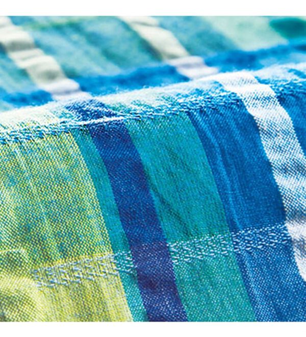 BELLUNA（ベルーナ）の「綿混サッカー調素材マドラスチェックチュニック（チュニック）」｜詳細画像