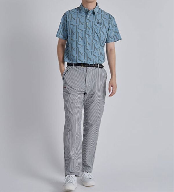 「＜ザ　ショップ　ティーケー＞接触冷感デザインポロシャツ（メンズポロシャツ）」｜詳細画像