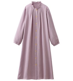 LAVIENNE（ラヴィエンヌ）の「オーガニックコットン３重ガーゼワンピース（パジャマ・ルームウェア）」｜ローズ