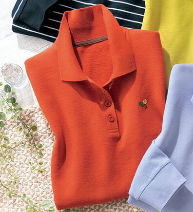 ルフラン（ルフラン）の「ナノプラチナ加工長袖ポロシャツ（ポロシャツ）」