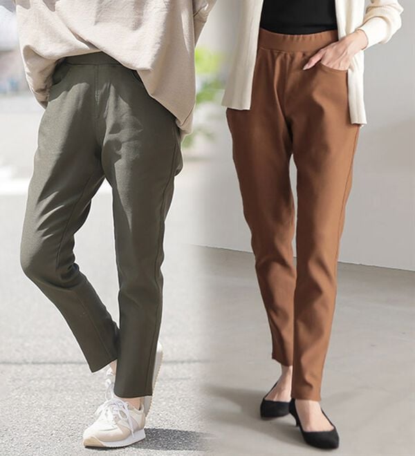 A HAPPY MARILYN（アハッピーマリリン）の「【Ｍ～８Ｌ】楽ちん暖かスキニーパンツ（スリム・スキニーパンツ）」｜詳細画像