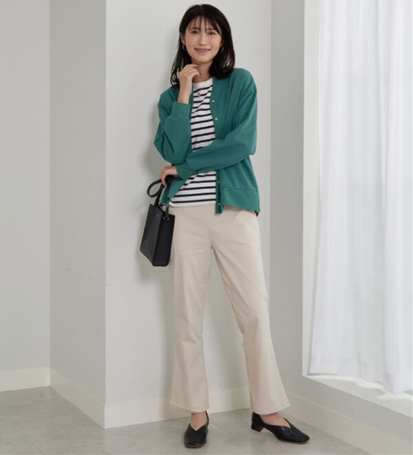 BELLUNA（ベルーナ）の「ジョーゼット素材スキッパーカーディガン（その他カーディガン）」｜詳細画像