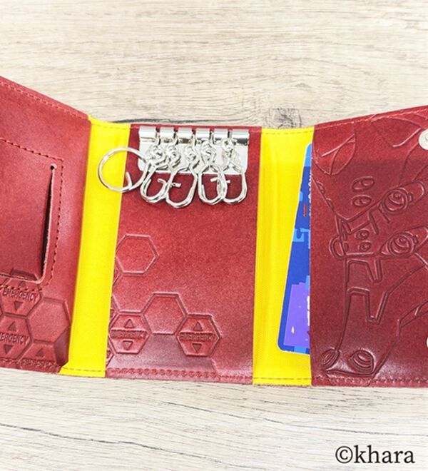 「エヴァンゲリオン本革キーケース<EVANGELION>（メンズ財布・パスケース）」｜詳細画像