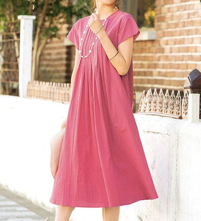 ルフラン（ルフラン）の「軽～い。綿１００％ワンピース（その他ワンピース）」