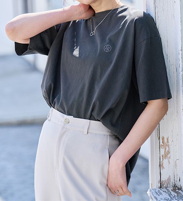 RANAN（ラナン）の「ヴィンテージライクロゴTシャツ（カットソー）」｜詳細画像