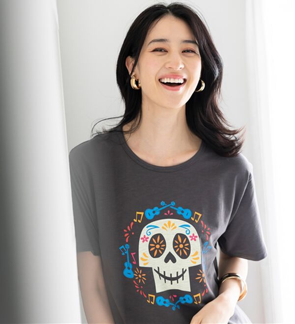 「＜Ｄｉｓｎｅｙ＞キャラクタープリントヴィンテージ風Ｔシャツ（チュニック）」｜詳細画像