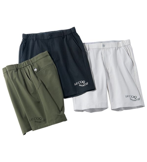 「＜ルコックスポルティフ＞サッカーストライプショートパンツ（メンズハーフパンツ）」｜詳細画像