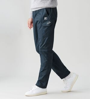 「＜フィラ＞裏フリースすっきりカーゴパンツ（メンズフルレングスパンツ）」｜詳細画像