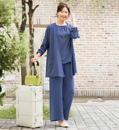 LAVIENNE（ラヴィエンヌ）の「【３点セット】旅ともトラベルセットアップ（セットアップ）」