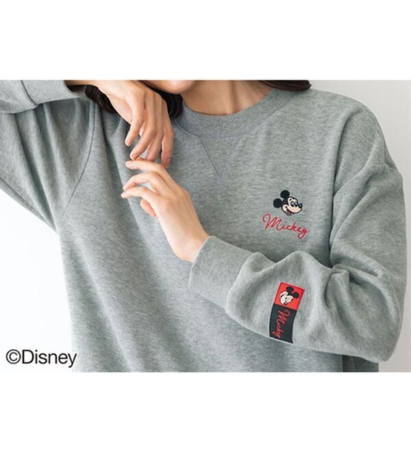 BELLUNA（ベルーナ）の「＜Ｄｉｓｎｅｙ＞刺しゅうデザイントレーナー（トレーナー・スウェット）」｜詳細画像