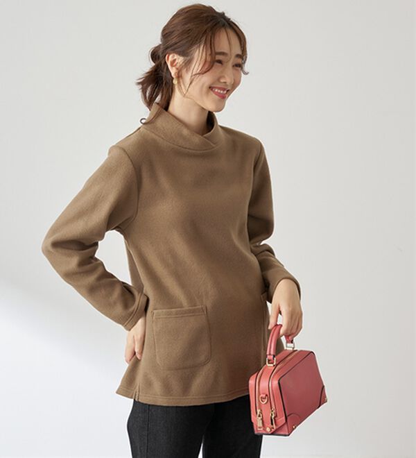 BELLUNA（ベルーナ）の「毎日着られる！快適フリースチュニック（チュニック）」｜詳細画像