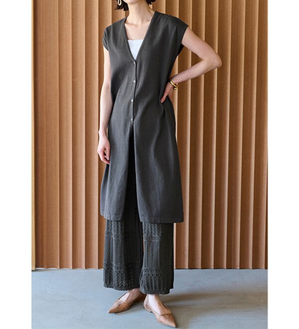 RANAN（ラナン）の「夏でも涼しい！綿１００％ニットセットアップ（セットアップ）」｜詳細画像