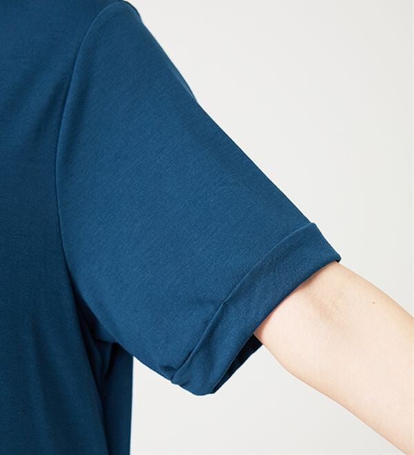 BELLUNA（ベルーナ）の「サイドリボン使いチュニックワンピース（チュニックワンピース）」｜詳細画像