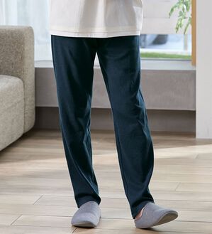 「【３本組】肌に優しい綿１００％なめらかスムースパンツ（メンズルームウェア）」｜詳細画像