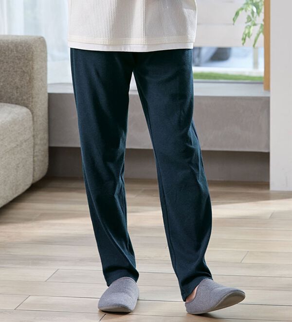 「【３本組】肌に優しい綿１００％なめらかスムースパンツ（メンズルームウェア）」｜詳細画像