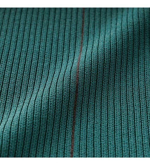 GeeRA（ジーラ）の「配色ラインフレンチスリーブニット（ニット・セーター）」｜詳細画像